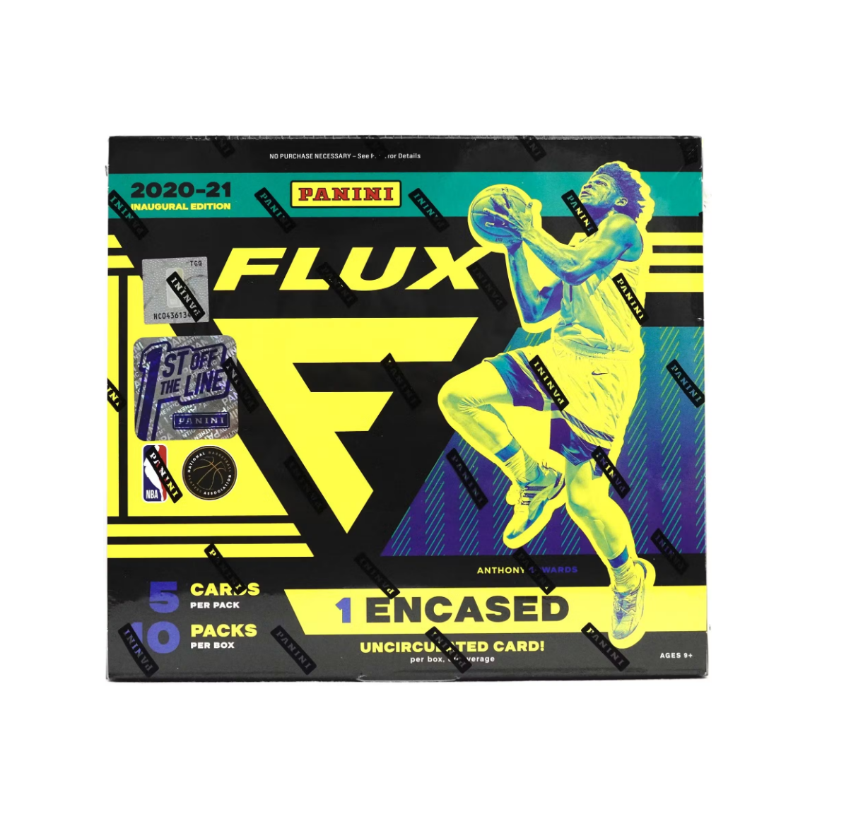 2020-21 Panini Basketball Flux First Off The Line Hobby Box