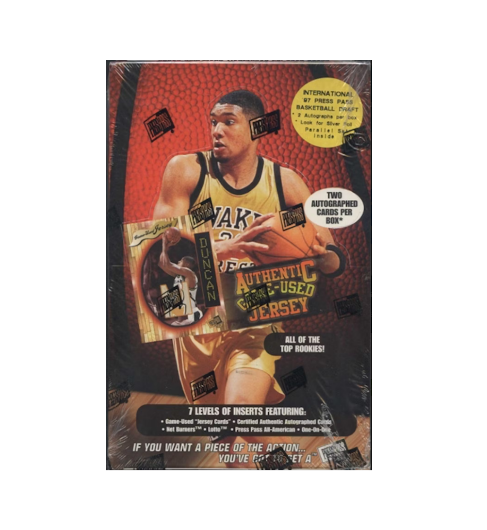 1997-98 Press Pass Draft International Basketball Hobby Box