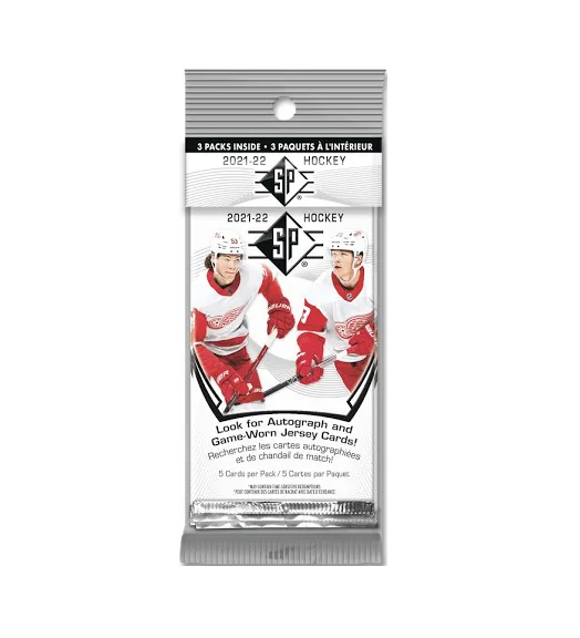 2021-22 Upper Deck Hockey SP Hanger Pack