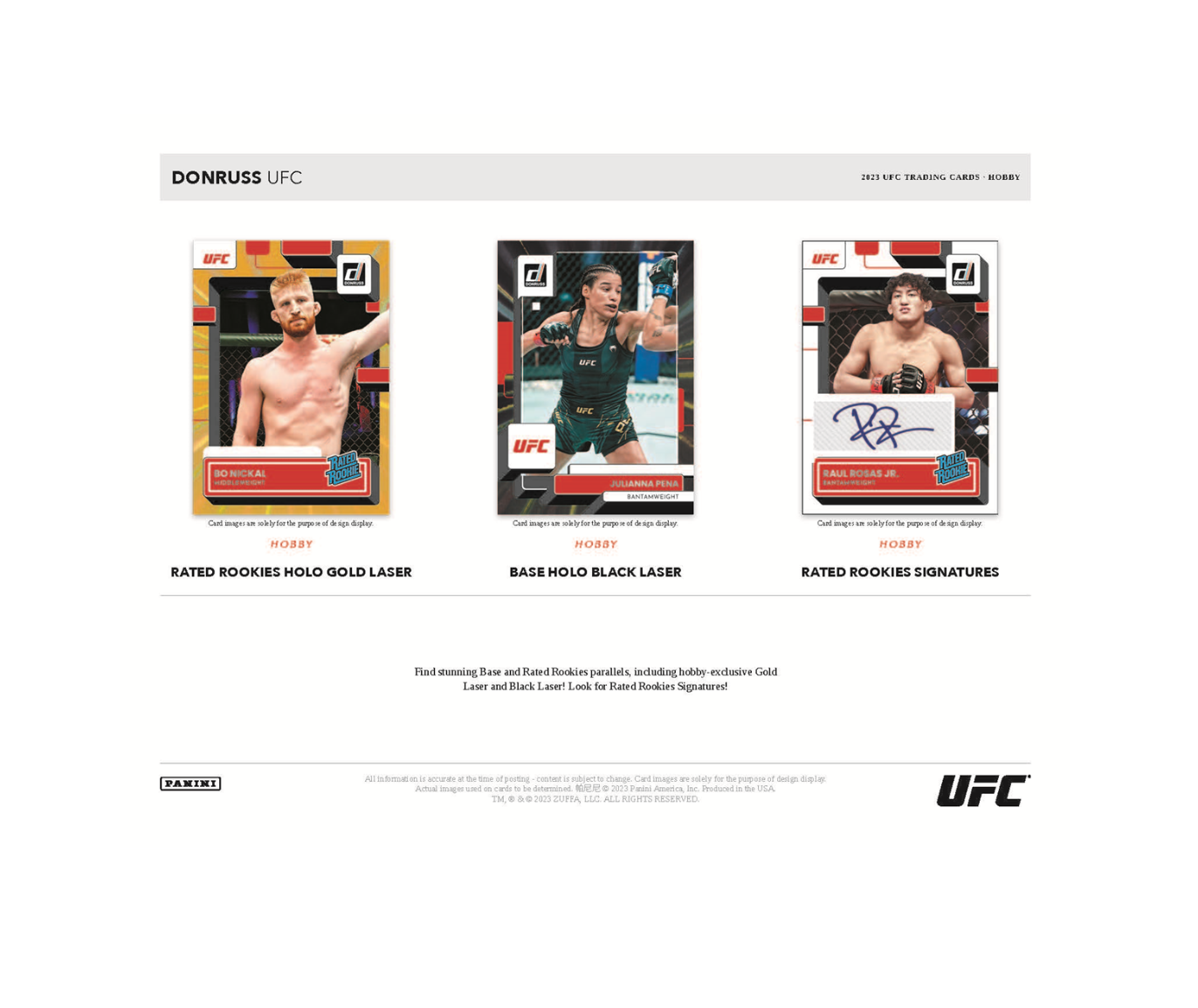 2023 Panini Donruss UFC Hobby Box