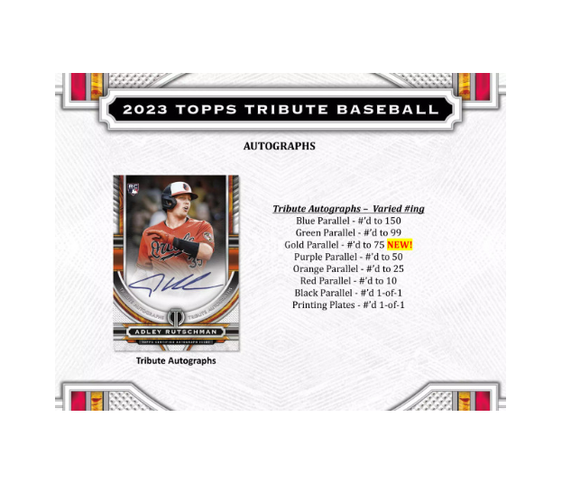 2023 Topps Tribute Baseball Hobby Box