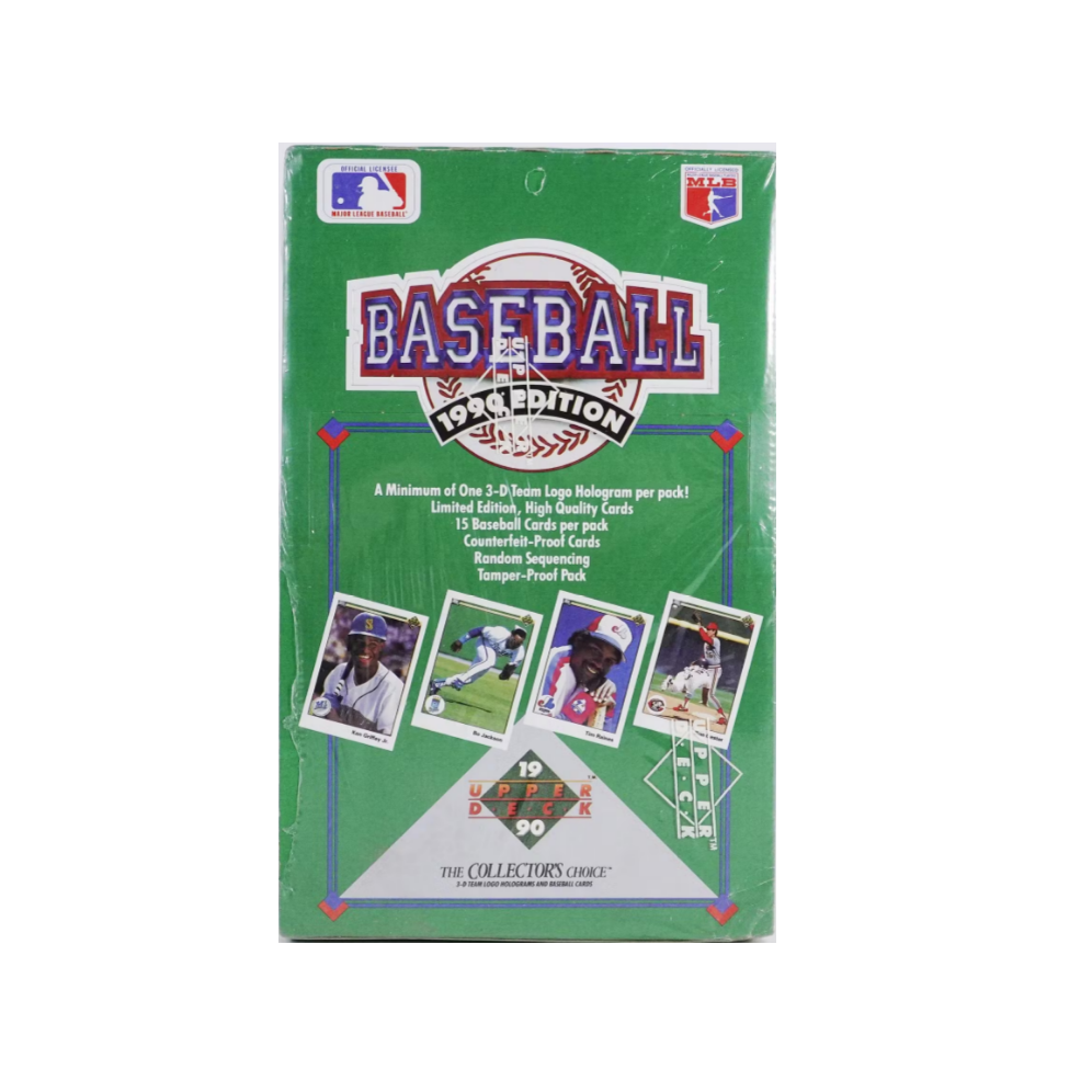 1990 Upper Deck Baseball Low Series Wax 20 Box Case