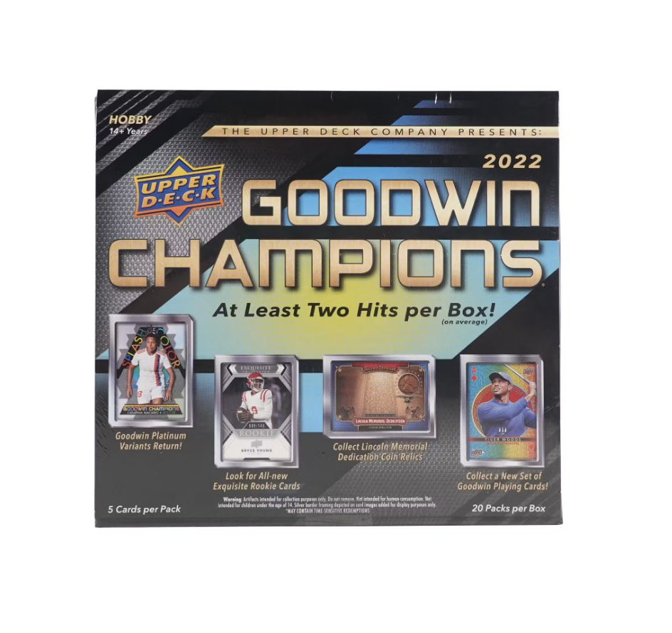 2022 Upper Deck Goodwin Champions Hobby Box