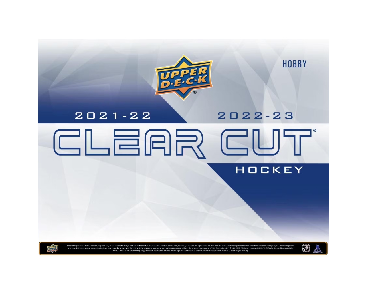 2022-23 Upper Deck Clear Cut Hockey Hobby Box