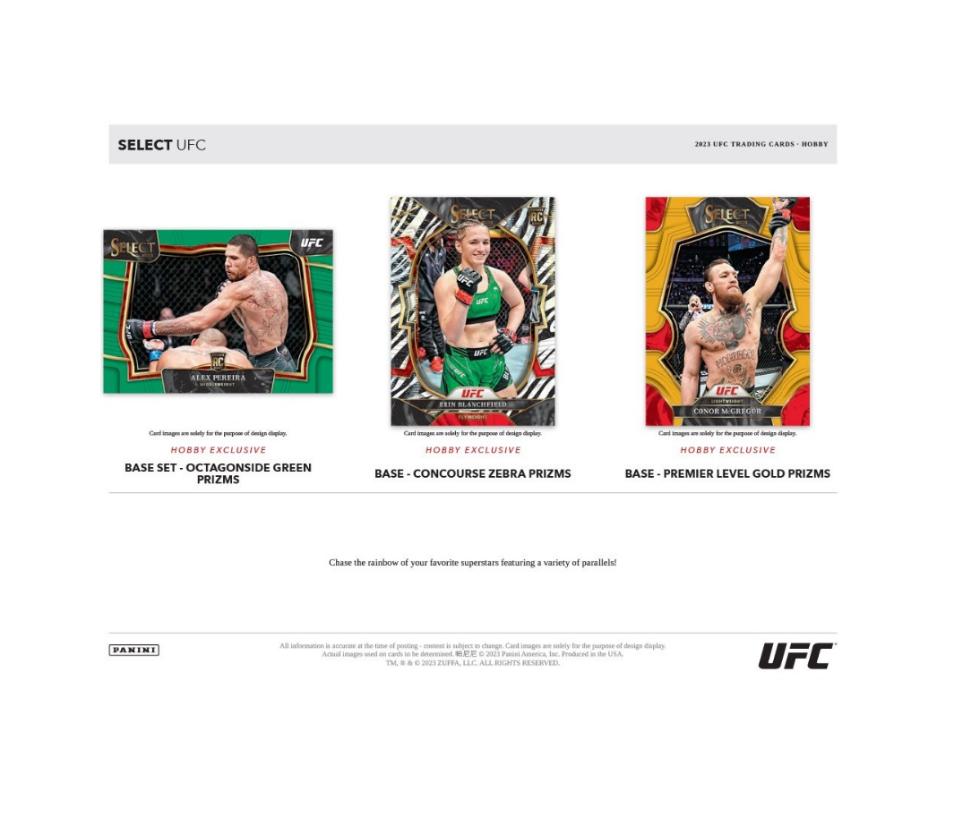2023 Panini Select UFC Hobby Box