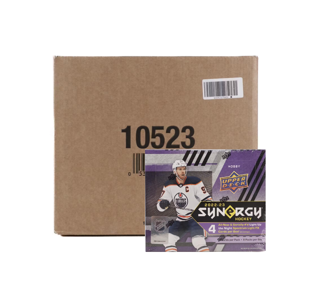 2022-23 Upper Deck Synergy Hockey 16-Box Hobby Case