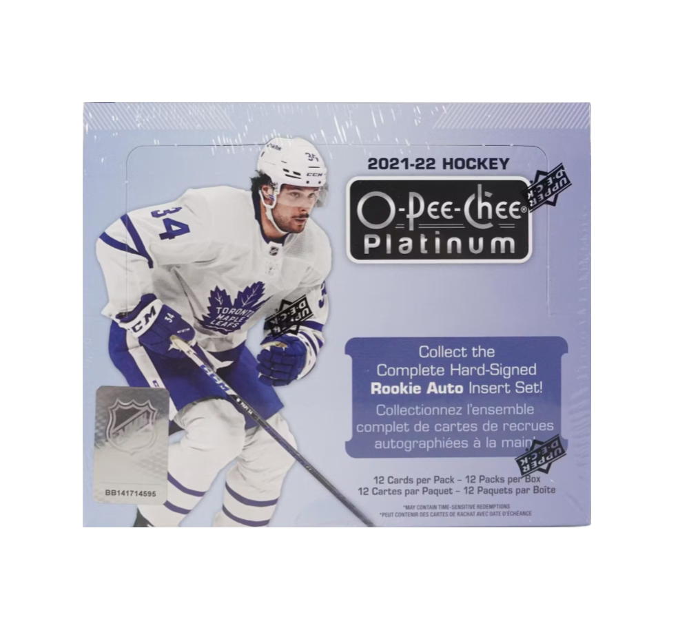 2021-22 O-Pee-Chee Platinum Hockey Hobby Box