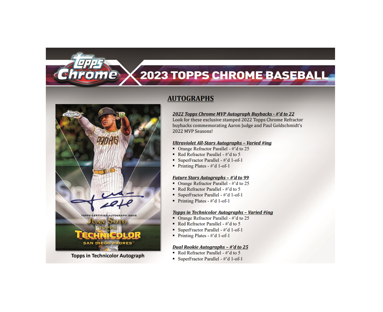 2023 Topps Chrome Baseball Hobby Box
