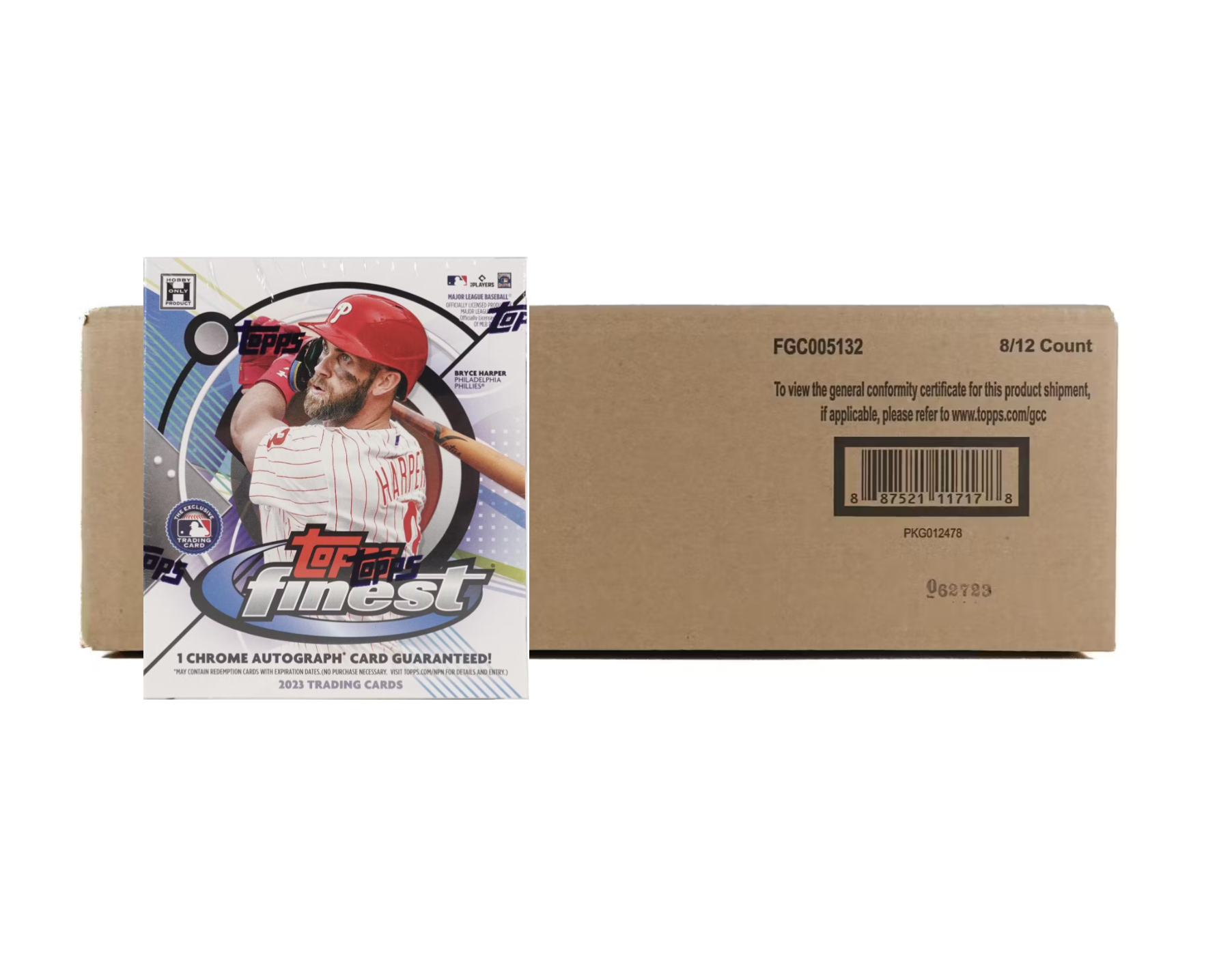 2023 Topps Finest Baseball Hobby 8 Box Case