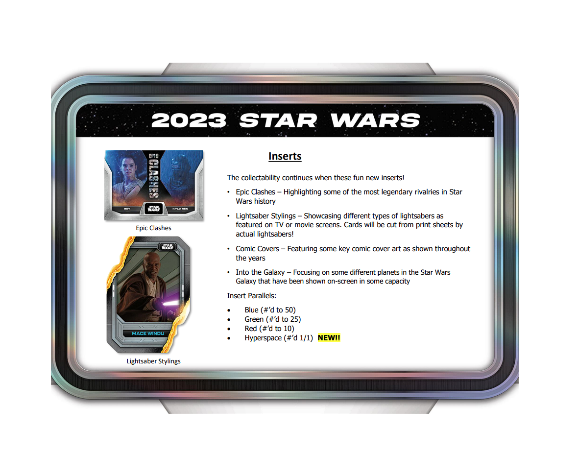 2023 Topps Star Wars Flagship Hobby Super Box