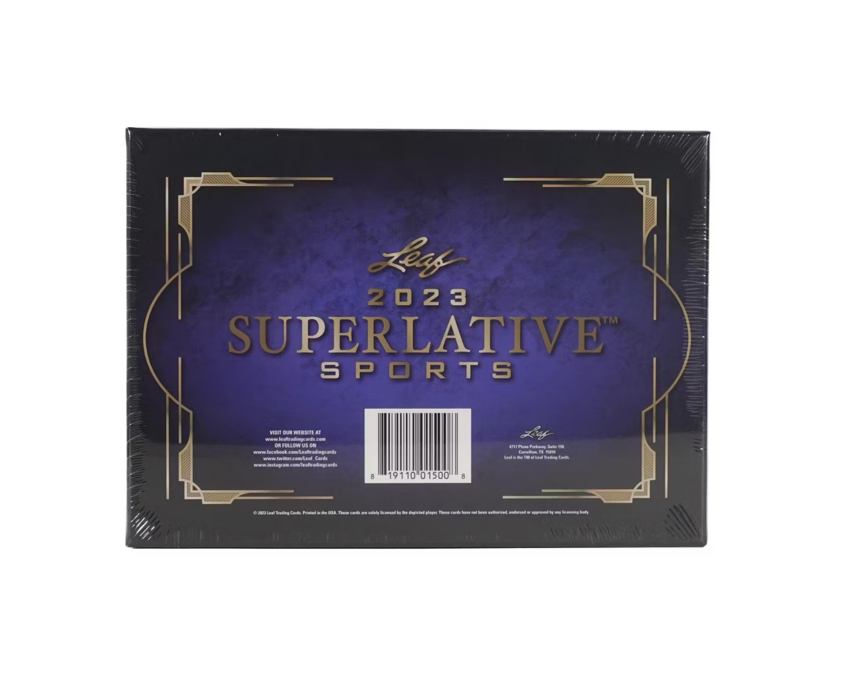 2023 Leaf Superlative Multi-Sport 10 Box Hobby Case