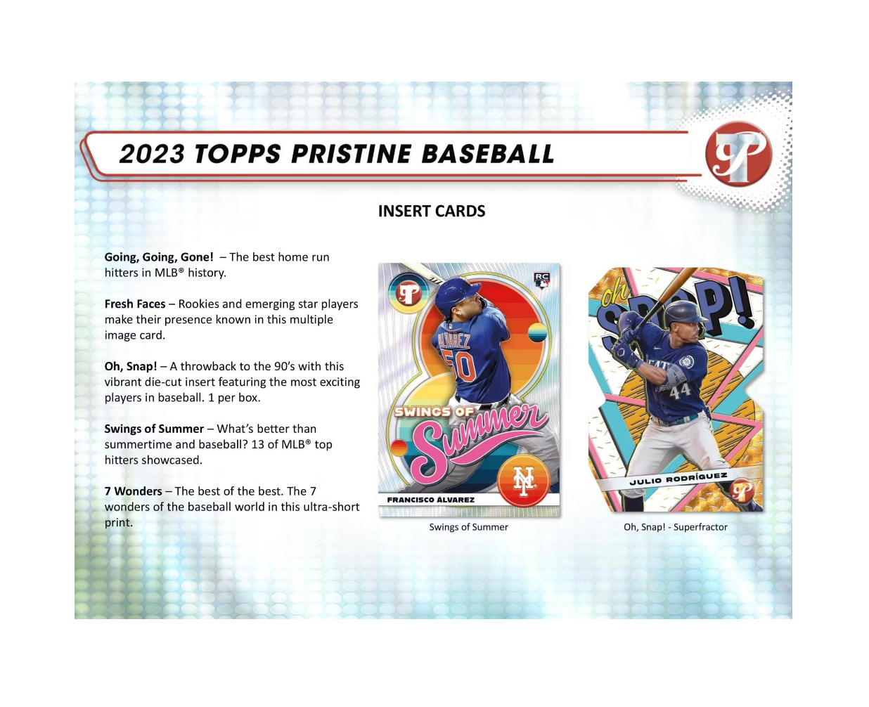 2023 Topps Pristine Baseball Hobby Box