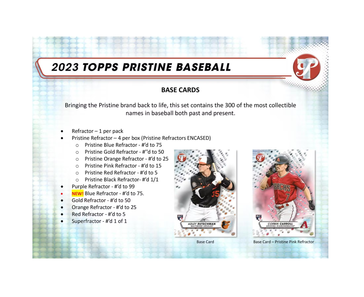 2023 Topps Pristine Baseball Hobby Box