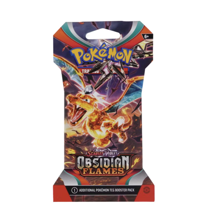 Pokémon Scarlet and Violet Obsidian Flames Sleeved Booster Pack