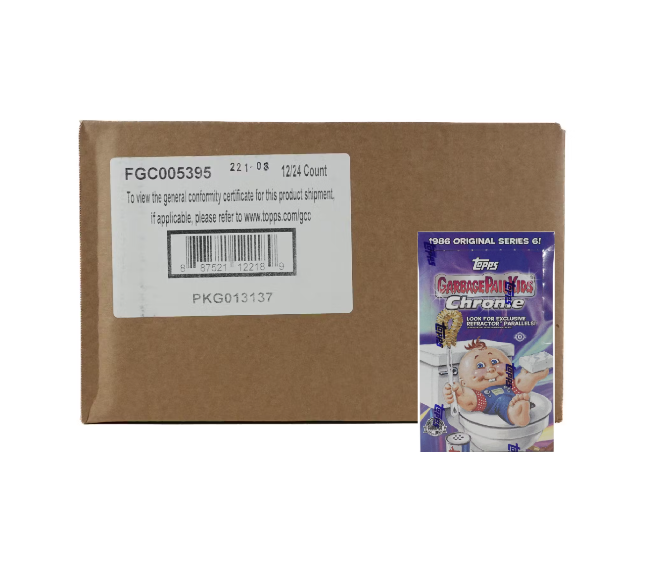 2023 Topps Chrome Garbage Pail Kids 12 Box Hobby Case