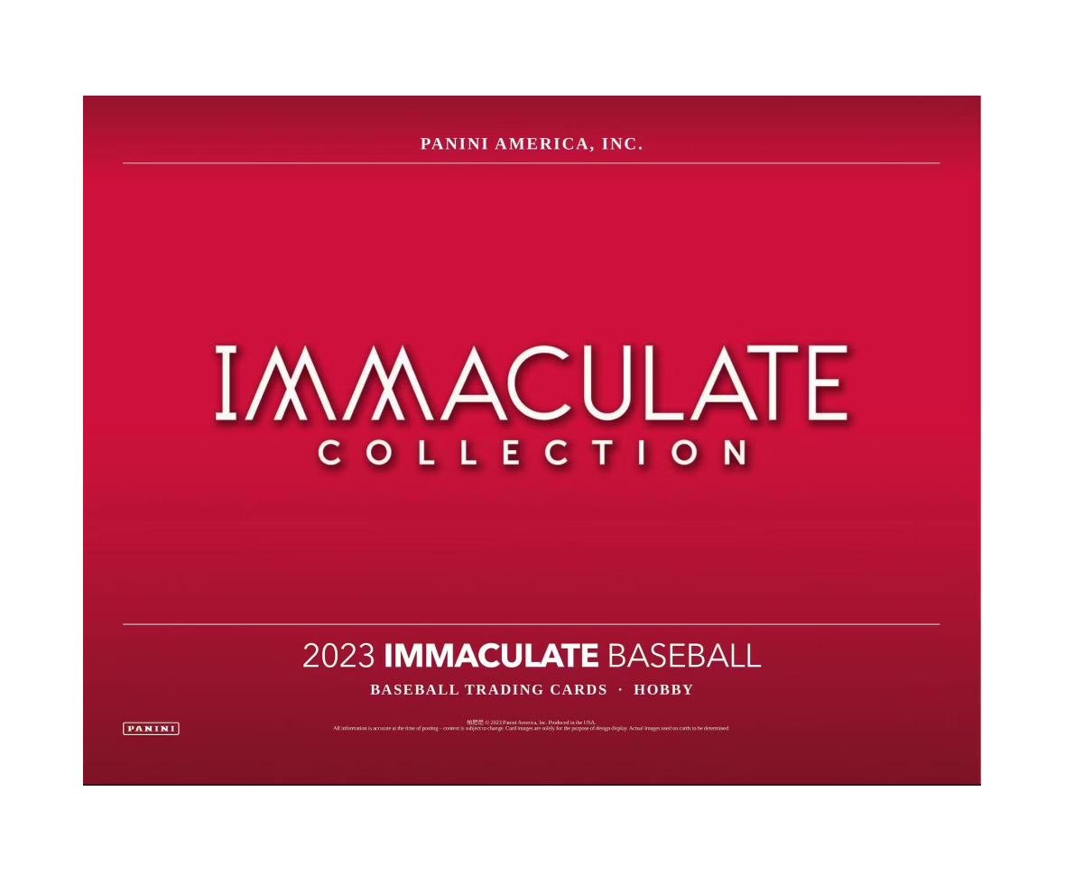 2023 Panini Immaculate Collection Baseball Hobby Box