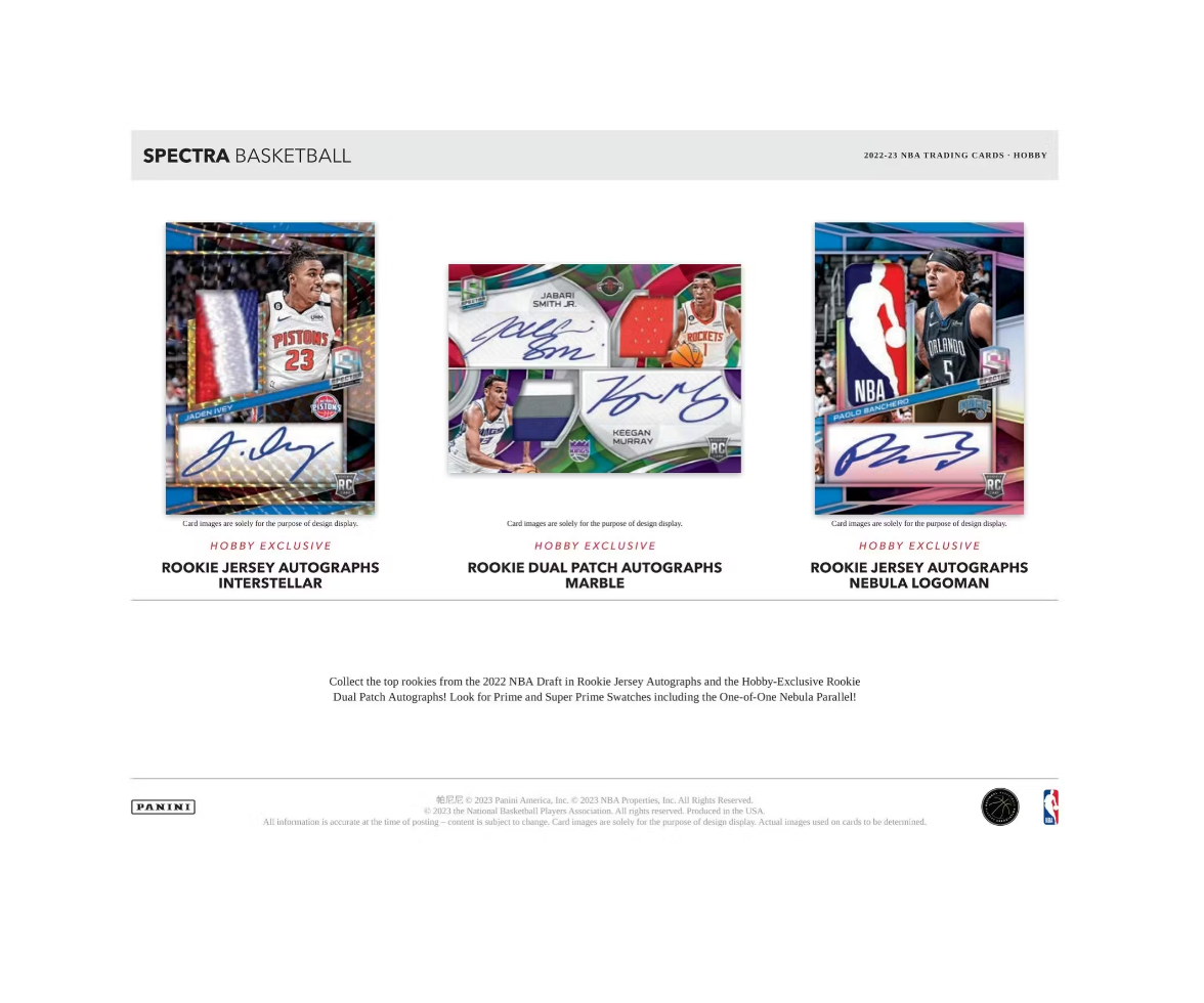 2022-23 Panini Spectra Basketball Hobby Box