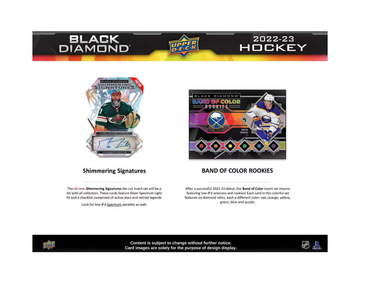 2022-23 Upper Deck Black Diamond Hockey Hobby 5 Box Case