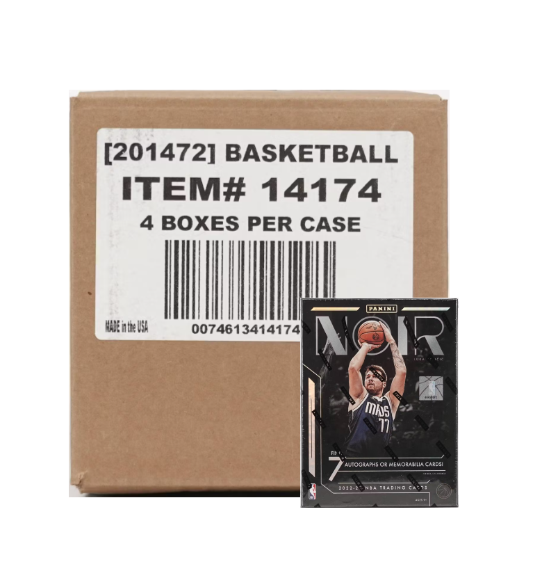 2022/23 Panini Noir Basketball Hobby 4 Box Case