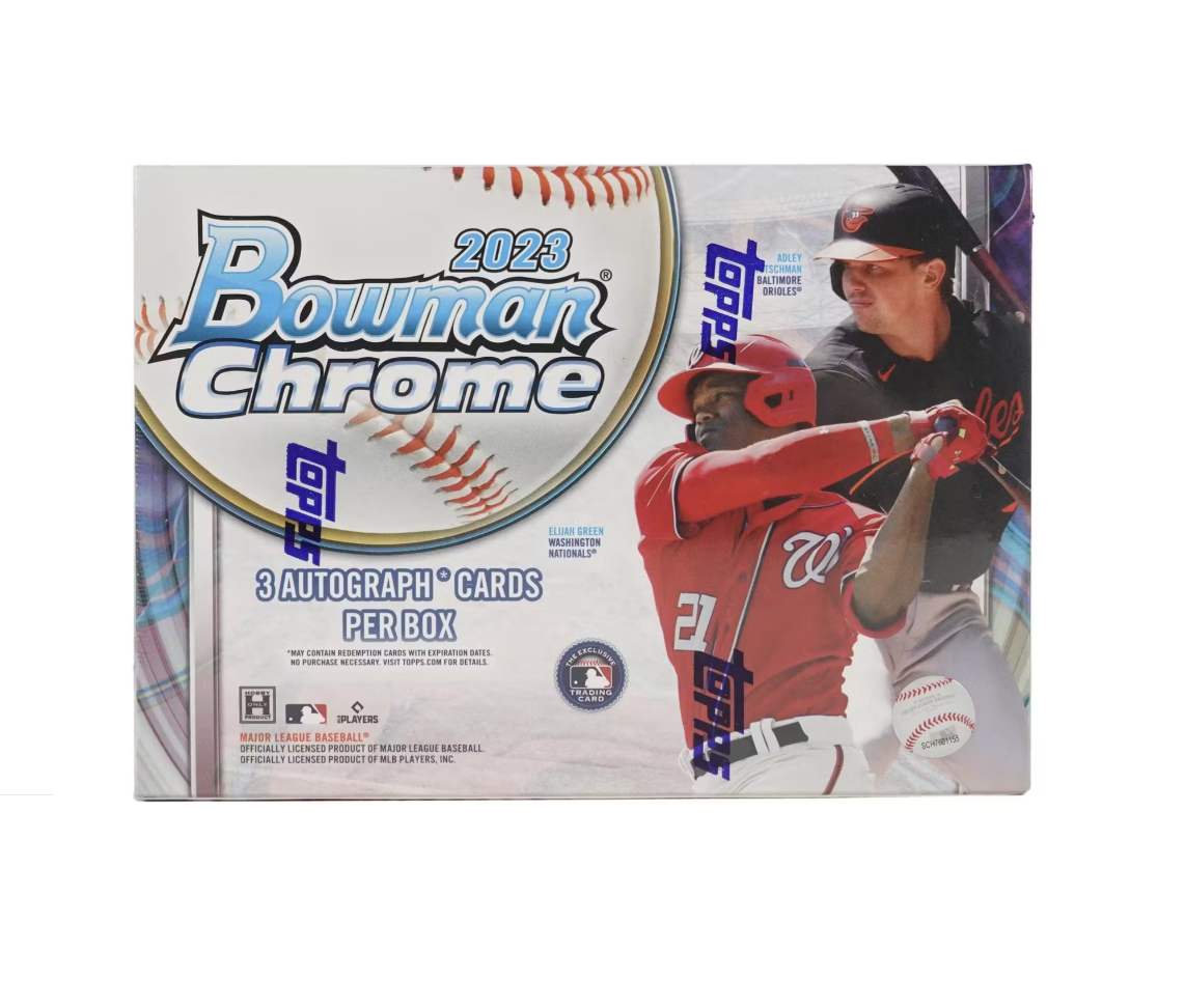 2023 Bowman Chrome Baseball HTA Choice Box