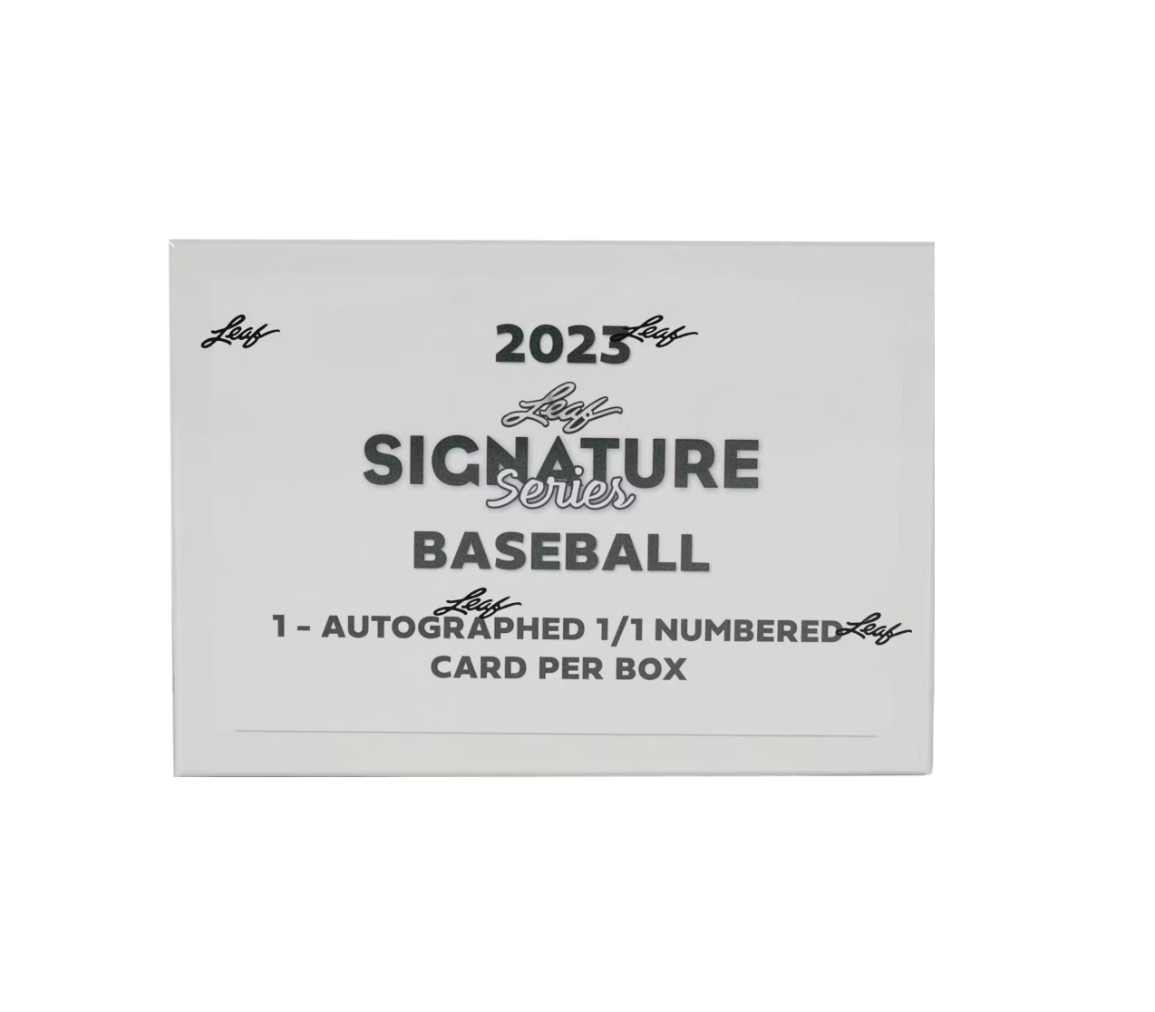 2023 Leaf Signature Series Baseball Hobby 12 Box Case