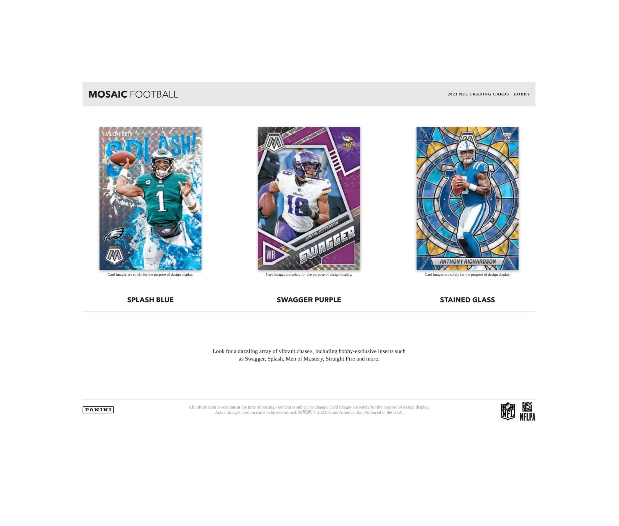 2023 Panini Mosaic Football Hobby Box