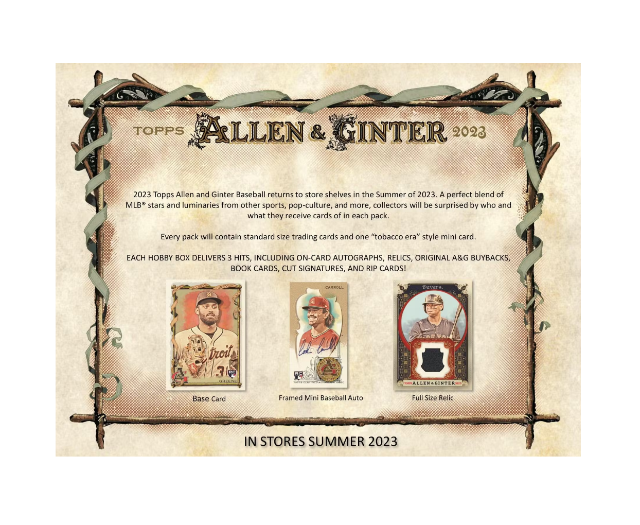 2023 Topps Allen & Ginter Baseball Hobby 12 Box Case