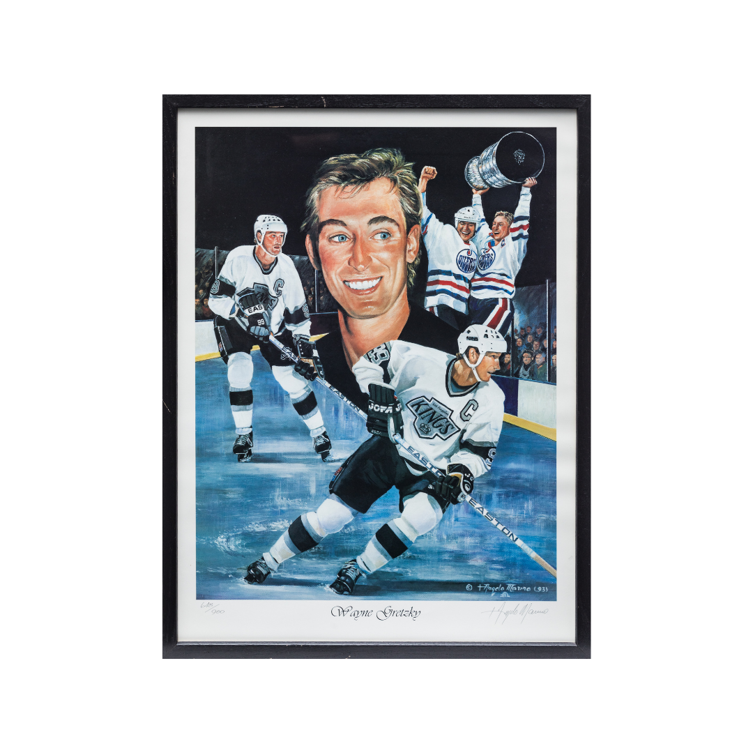Wayne Gretzky Limited Edition 648/900 Autographed Print