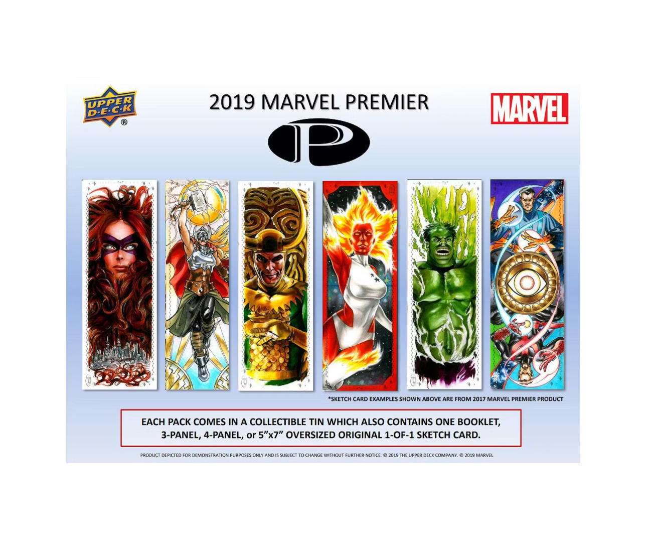 2019 Upper Deck Marvel Premier Hobby Box