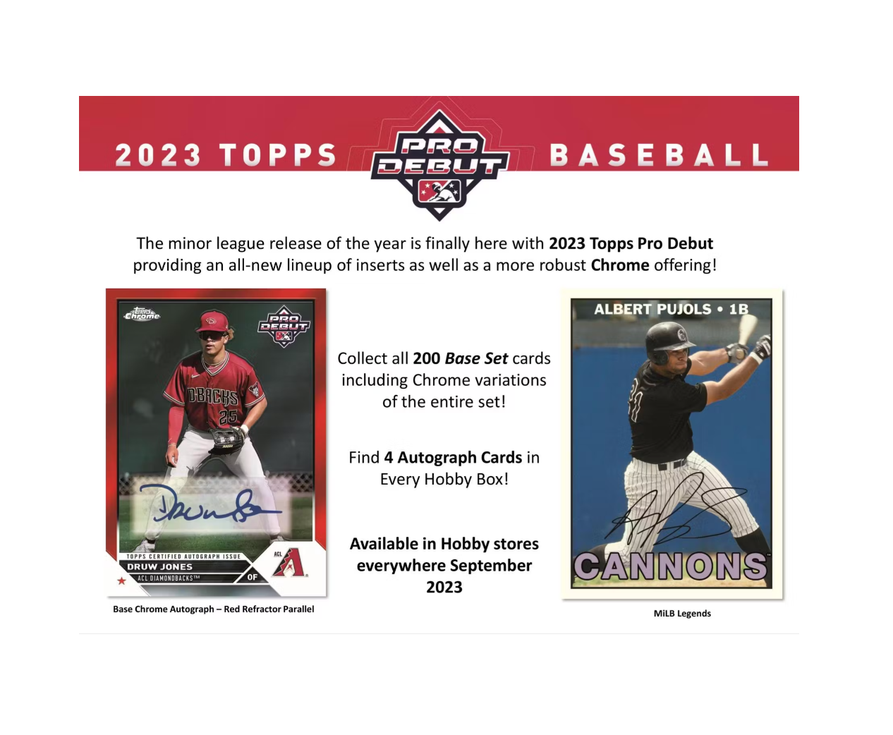 2023 Topps Pro Debut Baseball Hobby Box