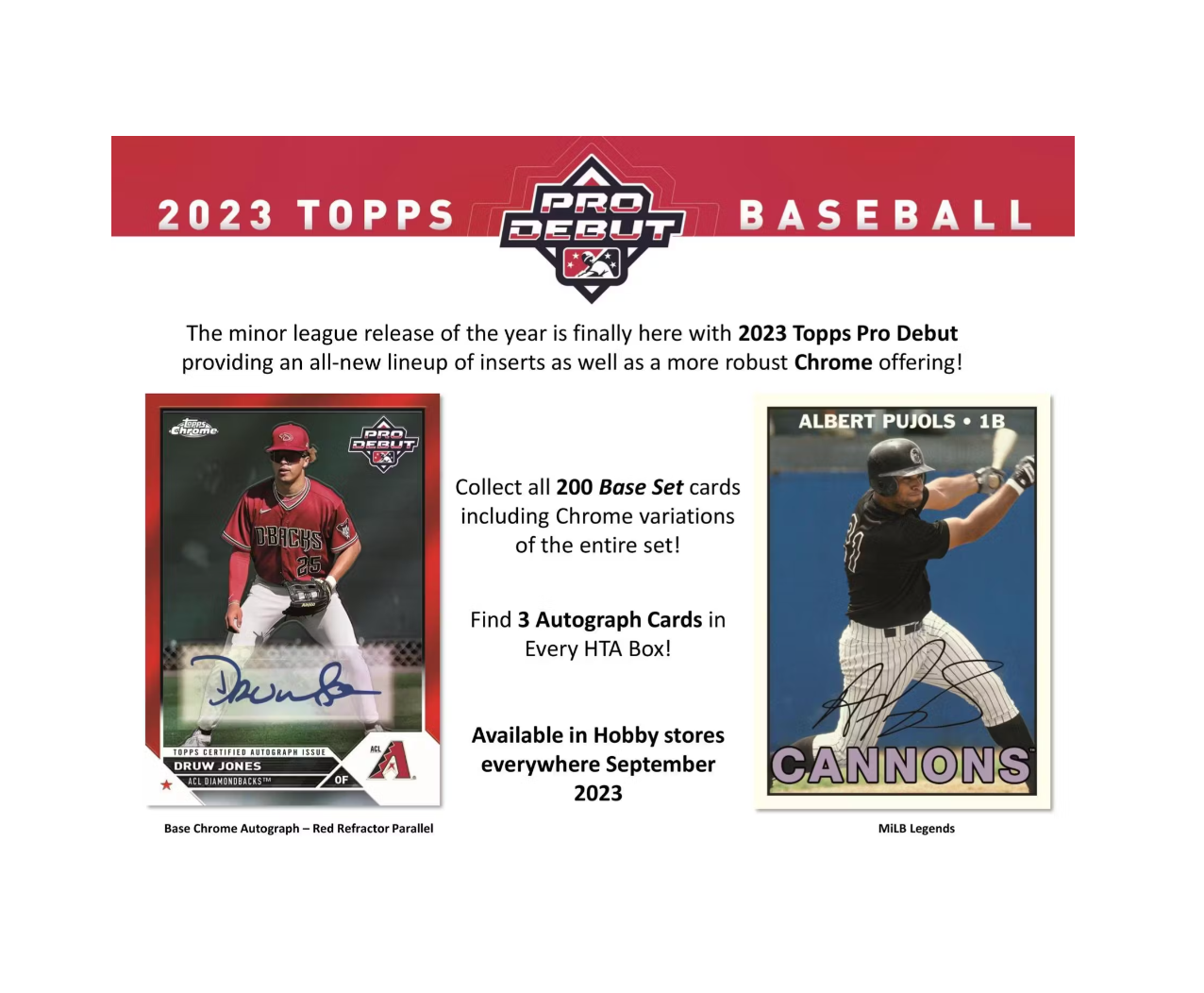 2023 Topps Pro Debut Baseball Hobby Jumbo 8 Box Case