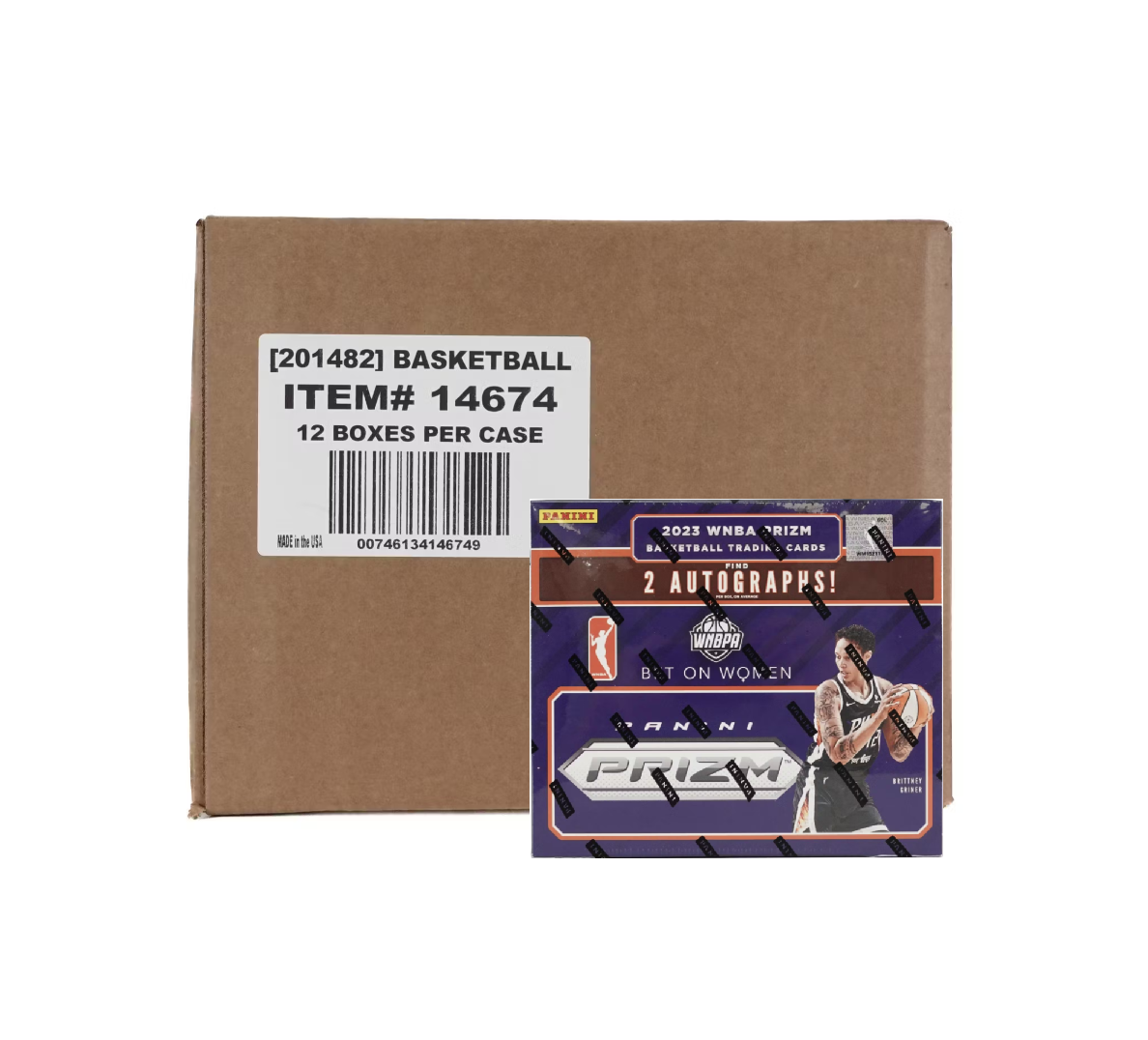 2023 Panini Prizm WNBA Basketball Hobby 12 Box Case