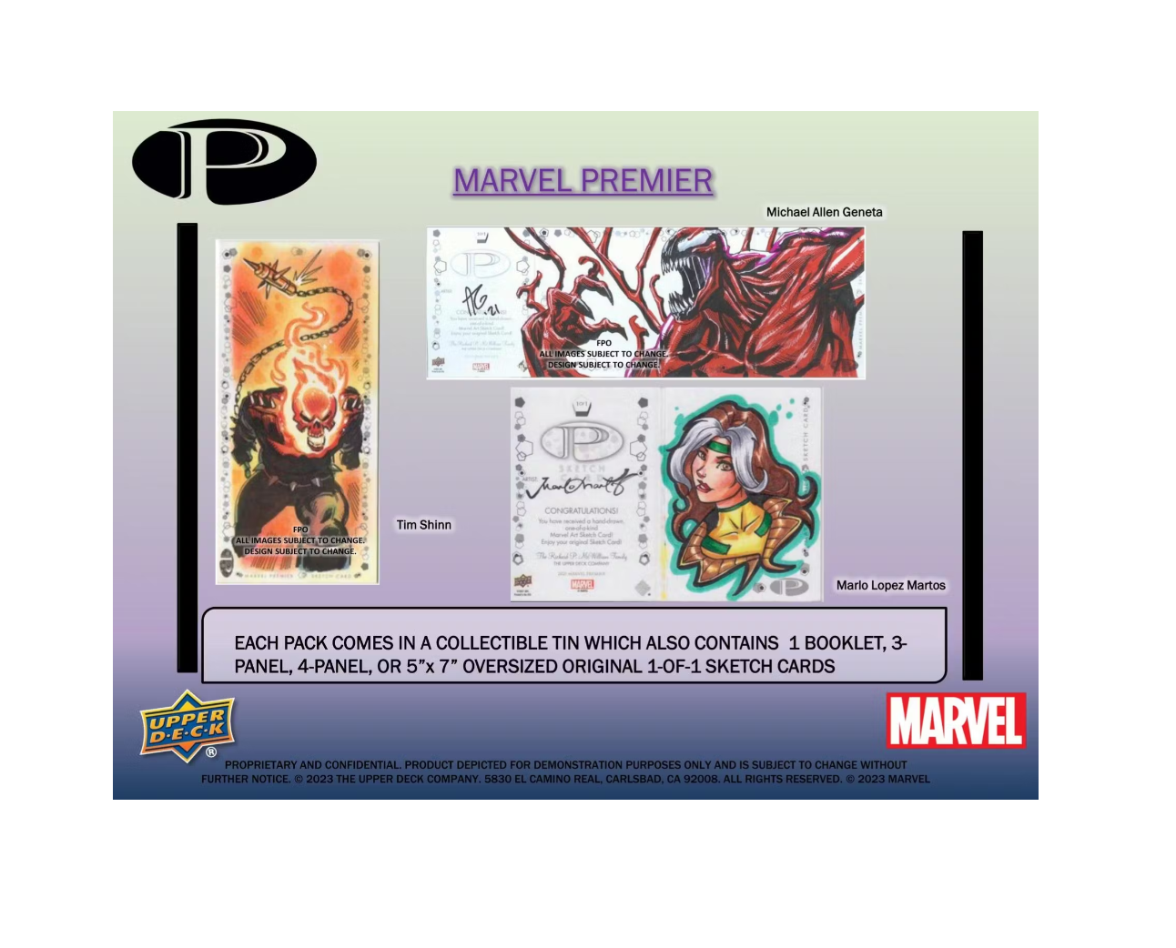 2023 Upper Deck Marvel Premier Hobby Box