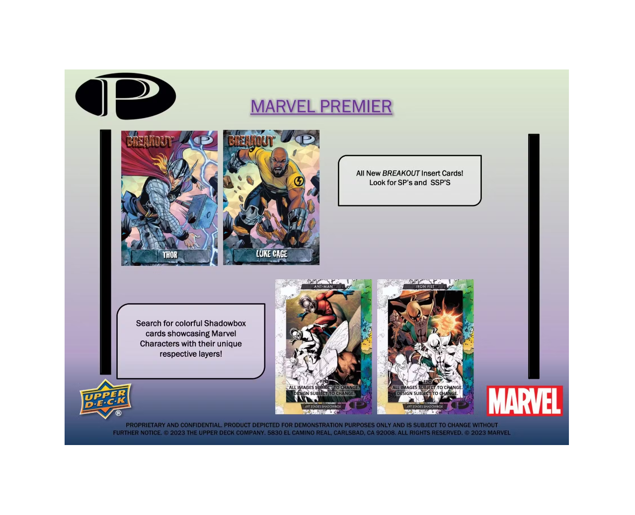2023 Upper Deck Marvel Premier Hobby Box