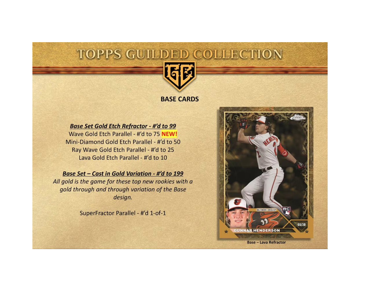 2023 Topps Gilded Collection Baseball Hobby Box