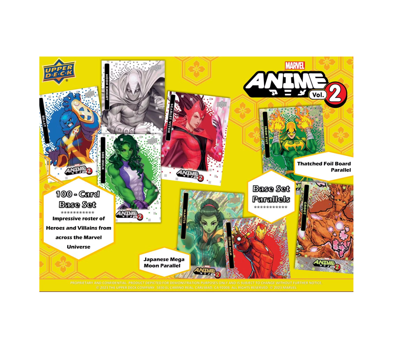 2023 Upper Deck Marvel Anime Vol. 2 Hobby Box