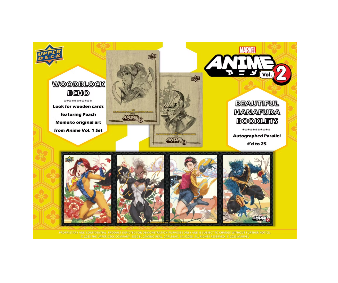 2023 Upper Deck Marvel Anime Vol. 2 Hobby 8 Box Case