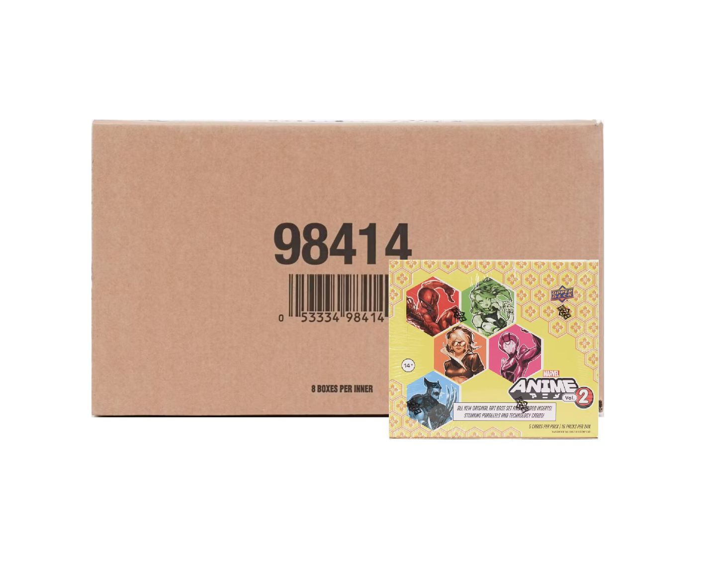 2023 Upper Deck Marvel Anime Vol. 2 Hobby 8 Box Case