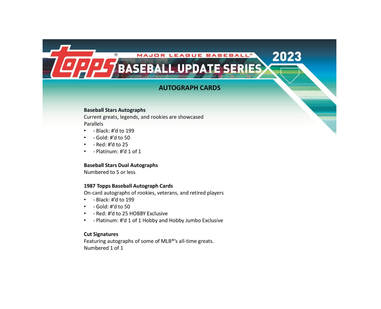 2023 Topps Update Series Baseball Hobby Jumbo 6 Box Case
