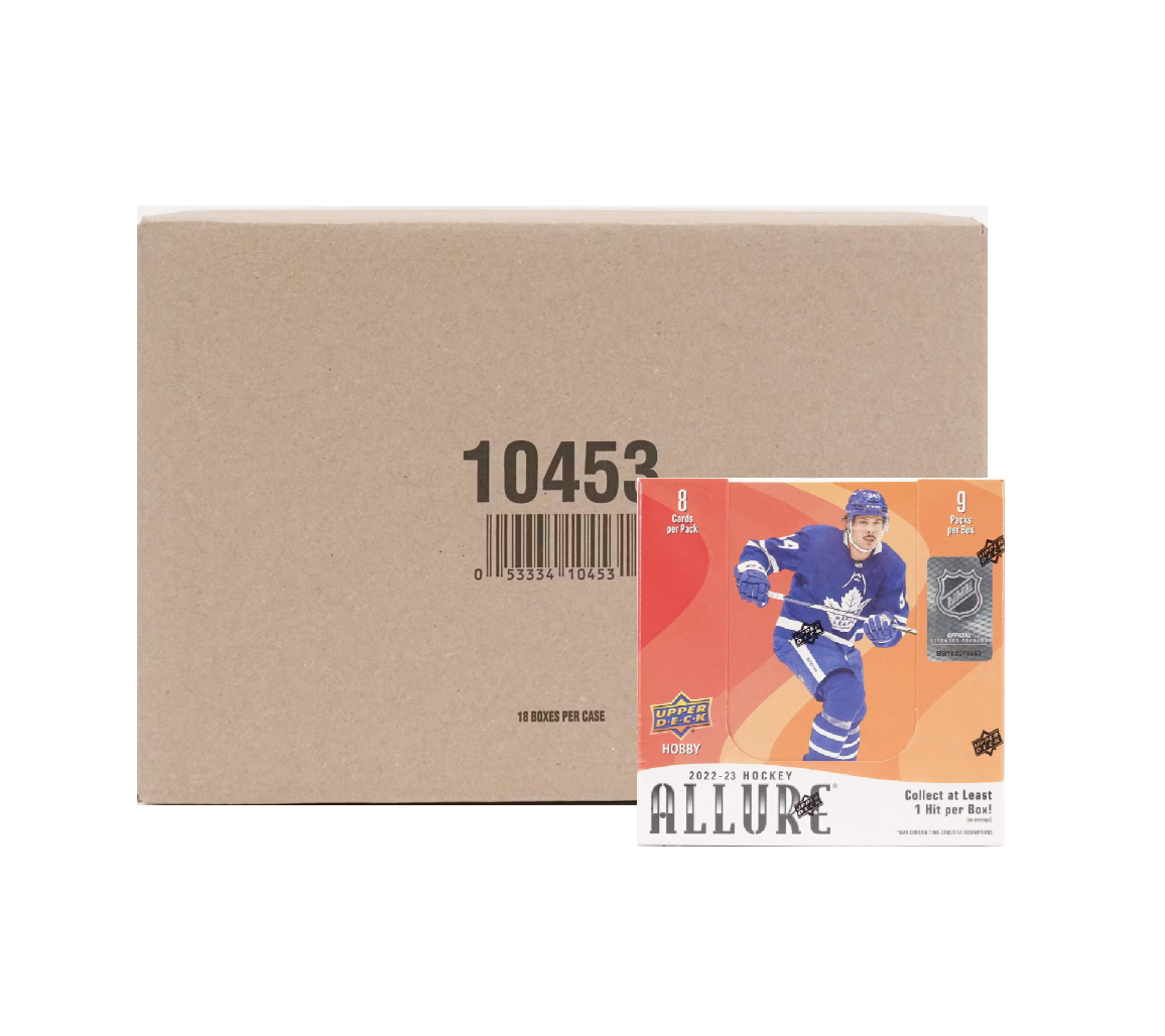 2022-23 Upper Deck Allure Hockey 18 Box Case