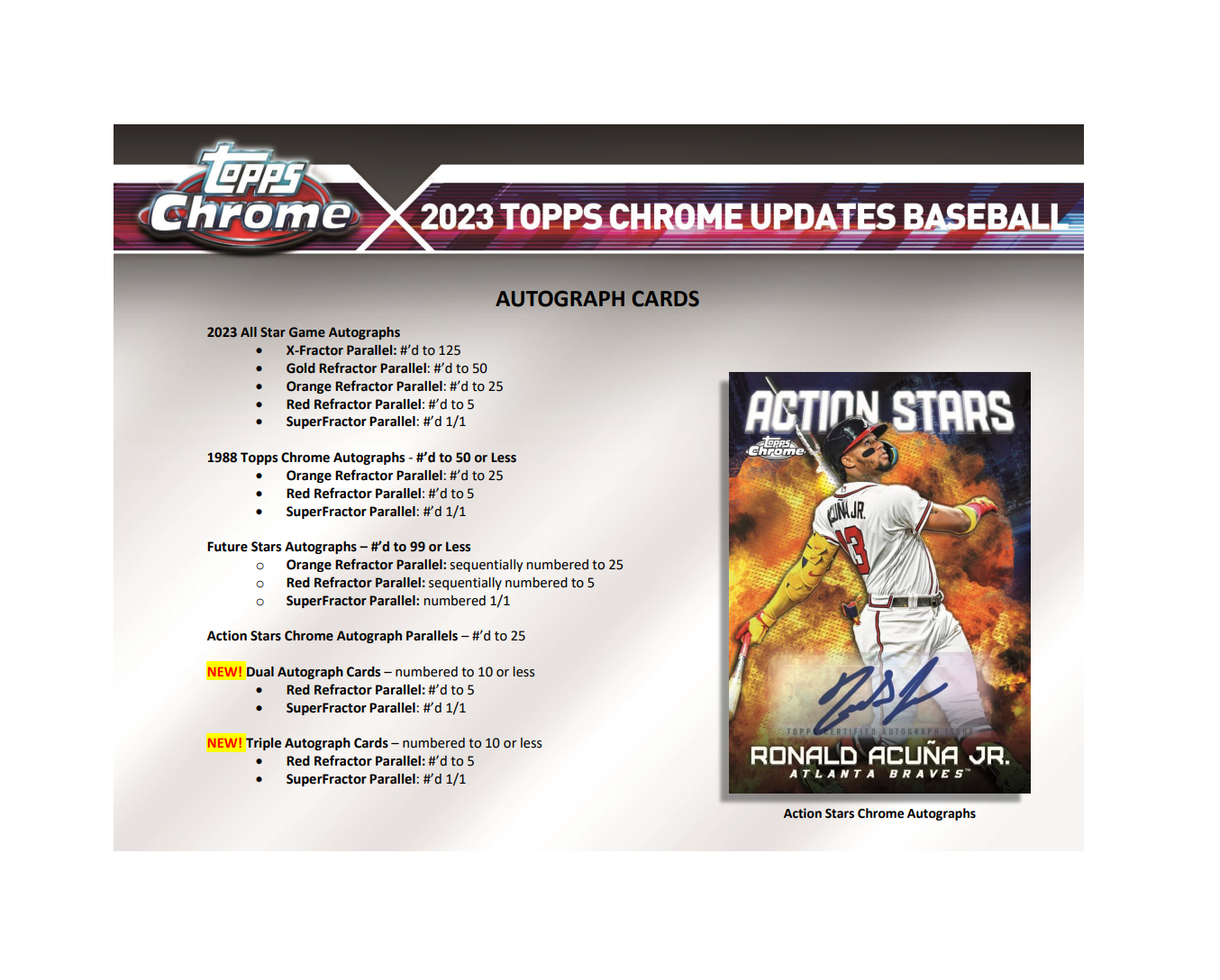 2023 Topps Chrome Update Series Baseball Hobby 6-Box Case