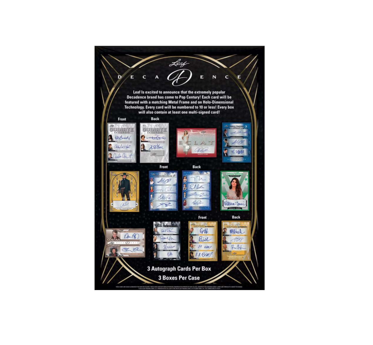 2023 Leaf Decadence Pop Century Hobby Box