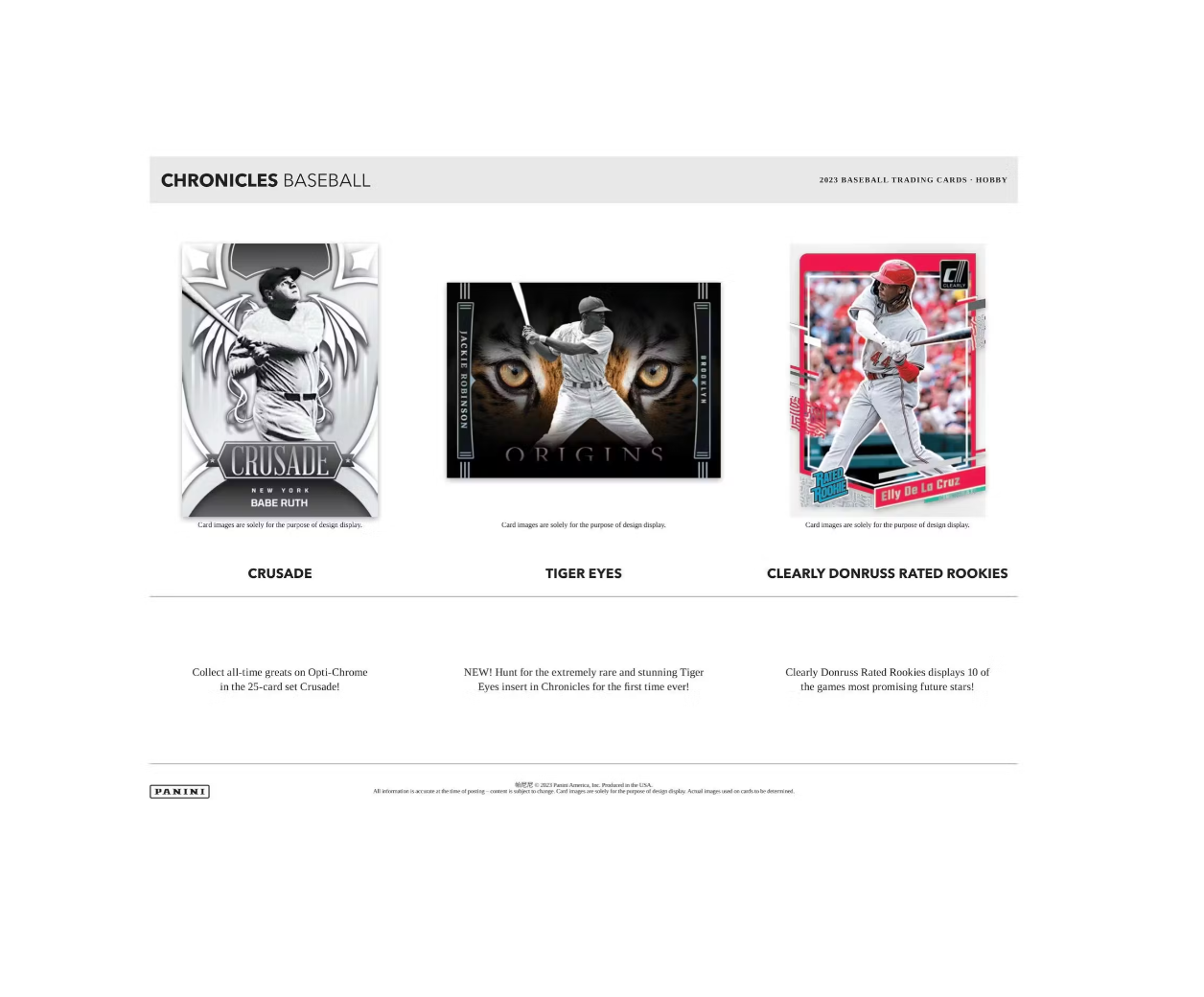 2023 Panini Chronicles Baseball Hobby 16 Box Case