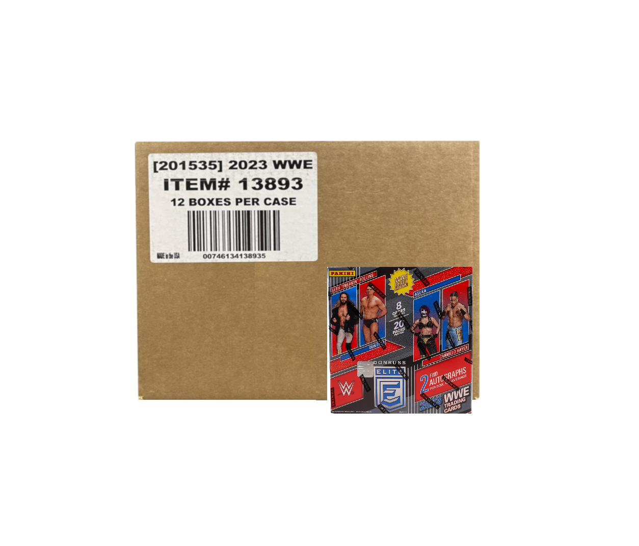 2023 Panini Donruss Elite WWE Wrestling Hobby 12-Box Case