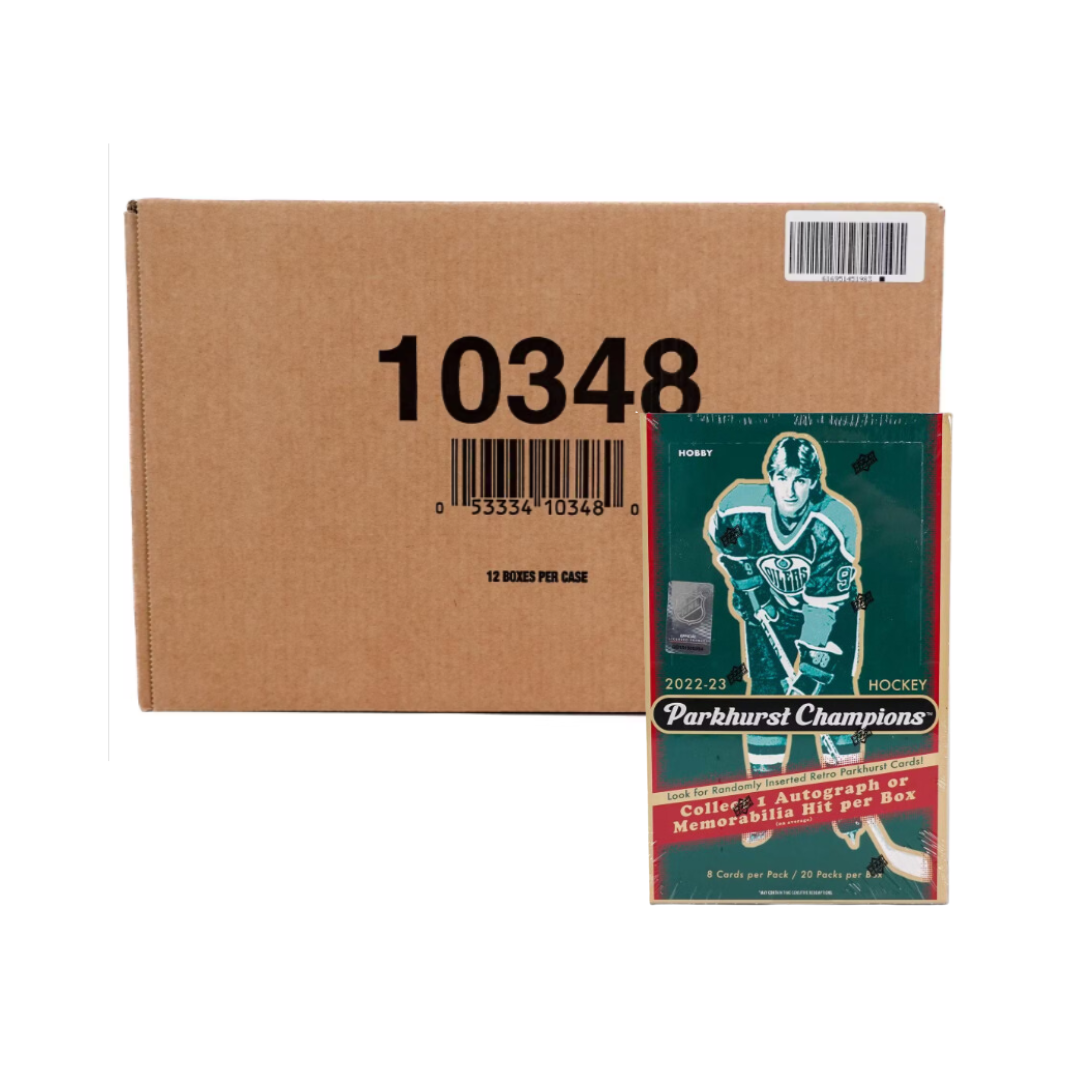 2022-23 Upper Deck Parkhurst Champions Hockey Hobby 12-Box Case