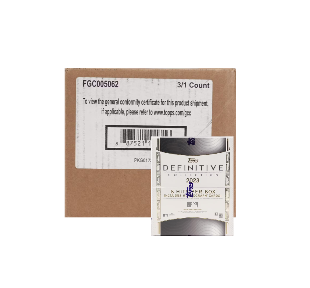 2023 Topps Definitive Baseball Hobby 3 Box Case