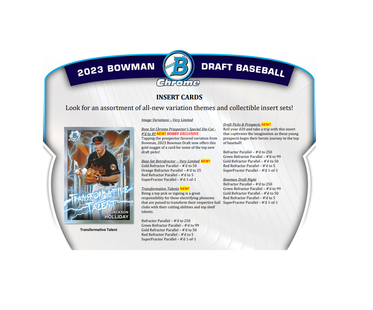 2023 Bowman Draft Baseball Jumbo Hobby
