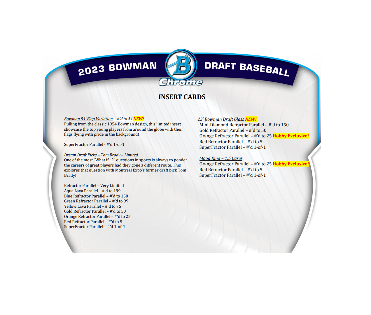 2023 Bowman Draft Baseball Jumbo Hobby