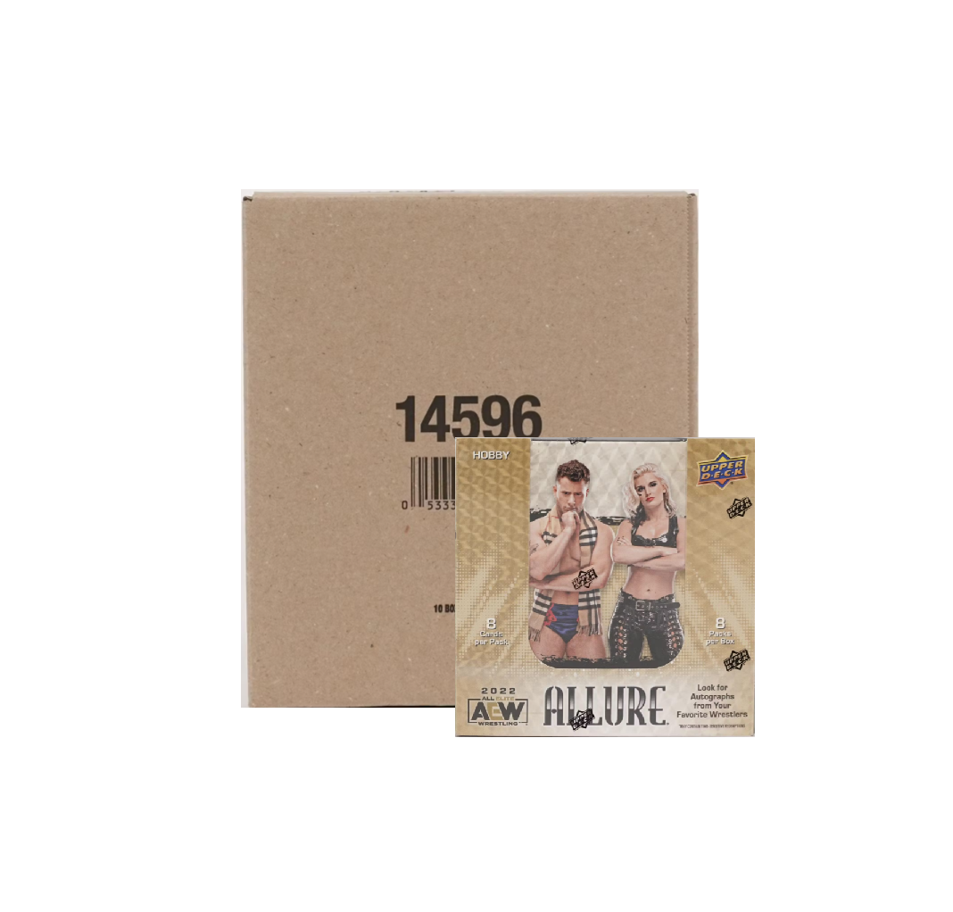 2022 Upper Deck AEW Allure Hobby 10 Box Case