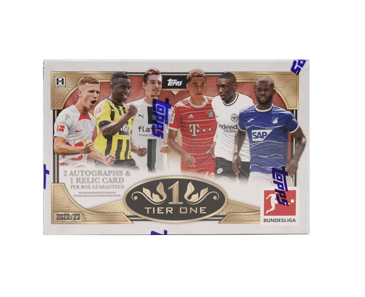 2022/23 Topps Tier One Bundesliga Soccer Hobby 12 Box Case